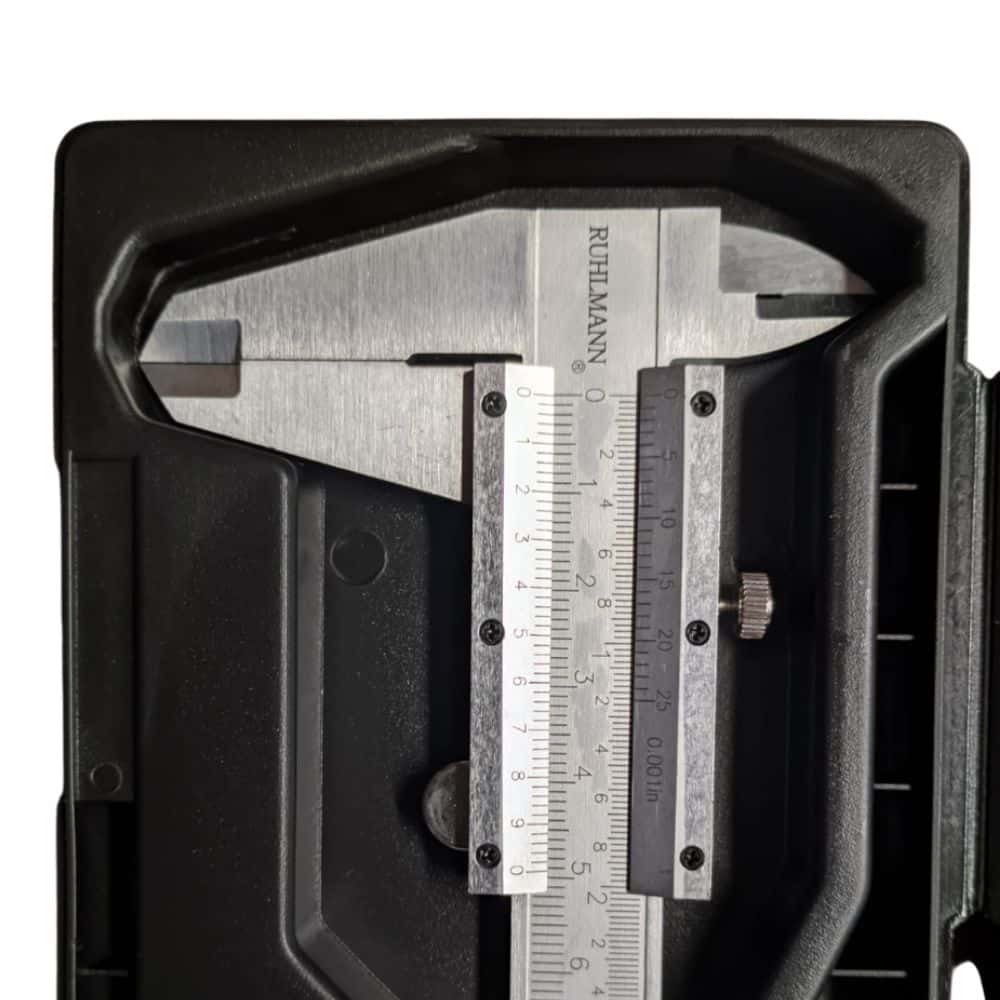 Calibre Metálico 150x0.02mm/1/1000 IN Ruhlmann - Imagen 2