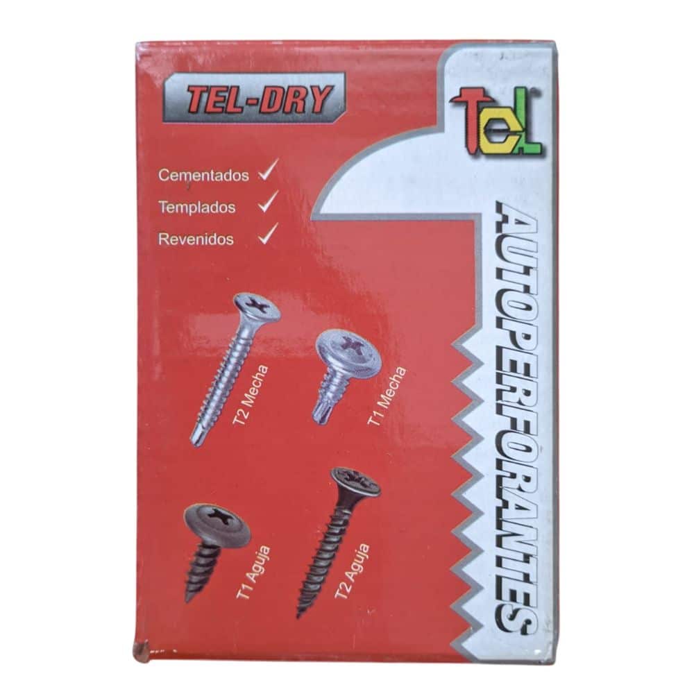 Autoperforante Tel Dry Punta Mecha 8x9/16" Caja x 800 Unidades - Imagen 3