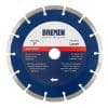 Disco Diamantado Láser 7" Bremen. Ø22mm. Con buje reductor. Preciso, resistente y duradero. Ideal para cortes en hormigón, ladrillo, piedra y cerámica.