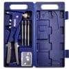Remachadora Dual en Kit Pop y Tuercas Bremen. Robusta y ergonómica. Para remaches POP: 2.4 , 3.2 , 4.0 , 4.8 y Roscados: M3, M4, M5, M6.