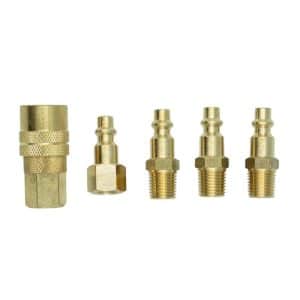Acople y Conectores Neumáticos Bremen. Fabricados en bronce. 1/4" NPT. De conexión rápida. Resistentes y duraderos Ideal talleres, industria y mantenimiento