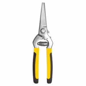 Tijera Multiuso Recta Profesional 8" Crossmaster. Cr-V Filo de alta resistencia, mangos ergonómicos, niquelada, con traba de seguridad. Precisa y resistente