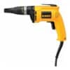Atornillador para drywall 540w Dewalt. Alta velocidad, ajuste de profundidad. Ergonómico con empuñadura de goma. Ideal para drywall y construcción en seco.